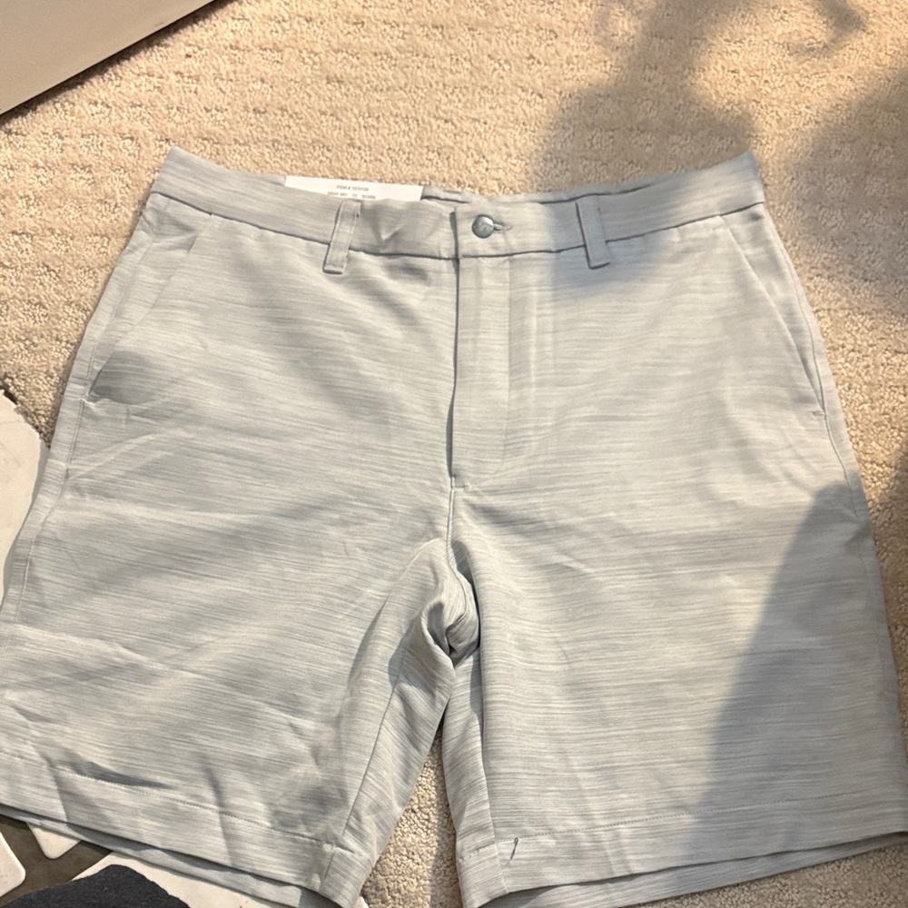 Callaway Men's Heather Gray Flat Front Shorts